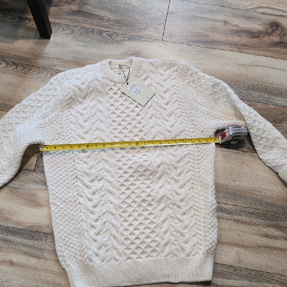 Cozy Cream Cable Knit Sweater